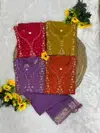 Adrija By Vitara Chanderi Jacquard Size Combo Kurtis Set 
